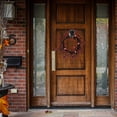 thumbnail image 7 of EUDIDV Ghost Lights Black Halloween Door Wreath With Rose 15in Halloween Wreath For Front Door Black Wreath For Gothic Halloween Home Decor Decorative Lights, 7 of 7