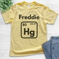 thumbnail image 2 of Kids Freddie Hg Shirt, Youth Kids Boy Girl T-Shirt, Science Shirt, Music Rock 'n Roll Shirt, Mercury Shirt, Yellow, X-Small, 2 of 4