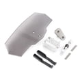 thumbnail image 2 of Universal Clip On Motor Windshield Wind Screen Deflector Extension Spoiler Grey, 2 of 3