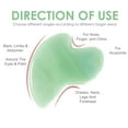 thumbnail image 4 of Premium Jade Gua Sha Face Massager & Scraping Tool, Ergonomic Natural Stone Facial Roller for Jawline, Neck & Eye Contour, Soothing Skincare Ritual & Lymphatic Drainage, Cooling Beauty Gift for Women, 4 of 5