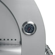 32 in. Outdoor Gas and Wood Fired Pizza Oven in Stainless-Steel (KM-OKS-DFPO)