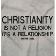 thumbnail image 2 of Christianity Is Not A Religion Men's Graphic T Shirt Tees Brisco Brands S, 2 of 6