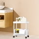 thumbnail image 5 of Organizador de almacenamiento con ruedas de varios niveles, gran capacidad, ideal para dormitorio, armario, cocina, despensa y ahorro de espacio. Aestivo | Blanco | AESTIVO, 5 of 7