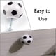 thumbnail image 4 of 7 pomos de tocador con forma de fútbol, ​​tiradores para muebles, tiradores para gabinetes con tornillos para el hogar, la cocina, la oficina, el cofre, el cajón de basura, decoración, 4 of 5