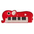 thumbnail image 1 of Costway 25-Key Kids Piano Keyboard Elephant Shape Toy Digital Piano with Built-in Music & Light Red, 1 of 8
