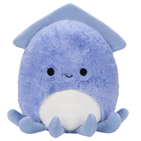 Squishmallows 12 inch FuzzAMallows Stacy the Purple Squid with White Belly - Child's Ultra Soft Stuffed Plush Toy