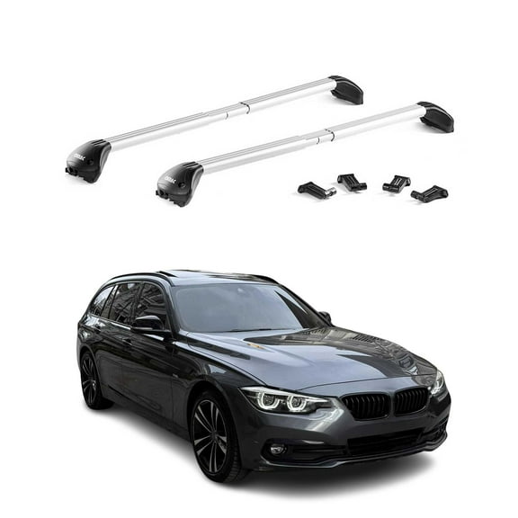 OMAC Roof Rack Cross Bars Luggage Carrier for Buick Encore 2013-2021 Alu Grey