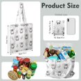 thumbnail image 2 of Koala Family Tote Bag – Adorable Bear Print Canvas Bag for Animal Enthusiasts, 2 of 7