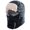 Black, variant on 2-in-1 Thermal Fleece Full Face Hood Built-In Windproof Goggles Ski Cycling Cold Weather Winter Hat Balaclava