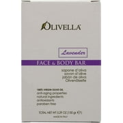 Olivella Face and Body Bar Soap, Lavender, 5.29 oz