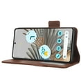 thumbnail image 4 of Elehold PU Leather Wallet Case for Google Pixel 7, Soft Lychee Pattern PU Leather and TPU Flip Cover with  Shockproof Kickstand Card Slots Holder Magnetic Drop Resistant Phone Case,Brown, 4 of 6