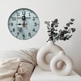 thumbnail image 6 of Vintage White Wall Clock Large Number Roman Numerals 10-Inch Silent Wooden Wall Clock, Battery Operated (AA Batteries Not Included), Artistic Home Decor, 6 of 7