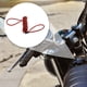 thumbnail image 3 of 1 Pcs Candado de Disco Rojo para Motocicleta Cable Universal Antirrobo Reemplazo de Candado de Rueda, 3 of 7