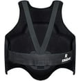 thumbnail image 3 of Kruzak Boxing Body Protector, MMA Training Equipment, Chest Shield for Upper Body and Ribs, Black (S/M), 3 of 3