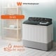 thumbnail image 1 of White Westinghouse  Lavadora doble tina  19 kg  WWXCTT301408QBK Gabinete en polipropileno  4 niveles de agua  4 perillas de control  Bajo consumo de energía  Ahorro de agua, 1 of 9