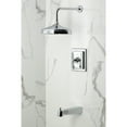 thumbnail image 2 of Kingston Brass KB6141AL Revival Single-Handle Pressure Balanced Tub and Shower Faucet, Polished Chrome, 2 of 7