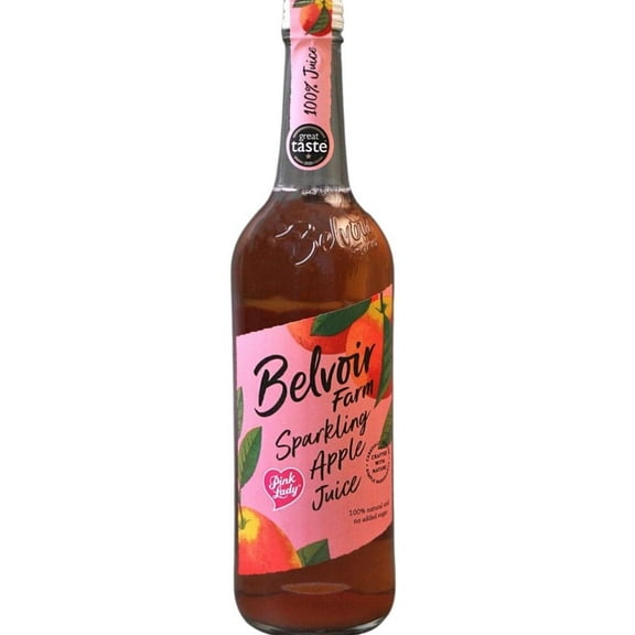 Belvoir Sparkling Pink Lady Apple Juice 250ml (Pack of 6)