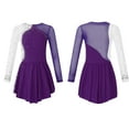 thumbnail image 6 of inhzoy Girls Sequins Figure Ice Skating Dress Dancewear, 6 of 6