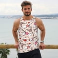 thumbnail image 6 of Pofeuu Dachshund And Eiffel Tower Print Men's Workout Tank Tops Sleeveless Muscle Gym Shirt Quick Dry-3X-Large, 6 of 7