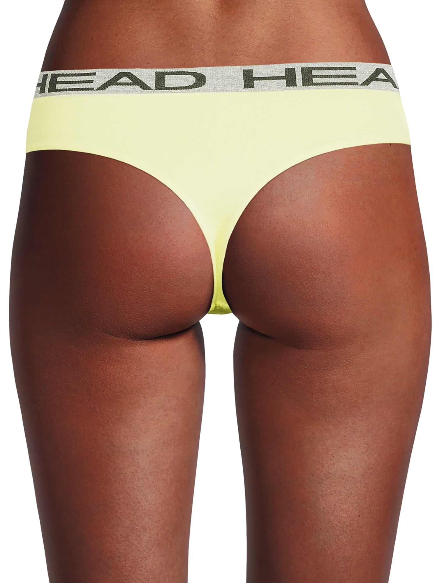 Head Women's Seamless Thong Panties, 3 Pack 