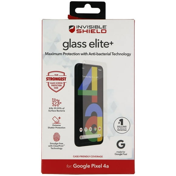 ZAGG InvisibleShield (Glass Elite+) Screen Protector for Pixel 4a - Clear