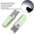 thumbnail image 2 of 10pcs T10 COB Double sided Silica Gel Car Marker Lamp Vehicle Parking Side Light (White), 2 of 3