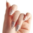 thumbnail image 2 of Impress Holiday Press On Nails, No Glue Needed, Silver, Medium Coffin Shape, 30 Ct., 2 of 5