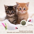 thumbnail image 4 of Uxcell Bite Resistant Catnip Playing, Durable and Interesting, Simulated Mouse Cat Teeth Chew Playing Catnip Filled (Colorful, 3 Pcs), Intended for Bedroom / Balcony (5.5 x 3.3cm), 4 of 7