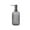 Gray, variant on Diamond Pattern Glass Soap Dispenser, 16.22 oz Refillable Soap Body Wash Dispenser, for Kitchen and Bathroom