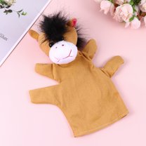 LEORX Animals Puppet Show Hand Puppet Toy Brown 1Set