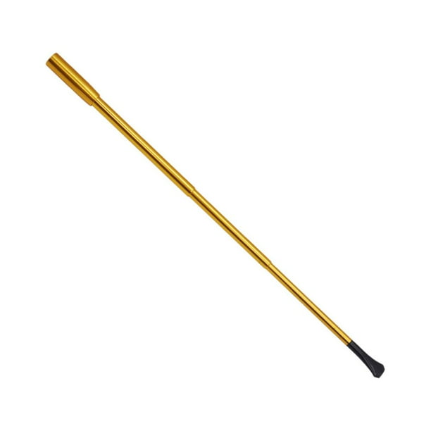 Accesorio para disfraz de cosplay con boquilla larga para cigarrillos, accesorio para fotos de fiesta (dorado)