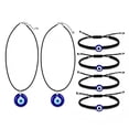 thumbnail image 2 of Kabier Evil Eye Necklace for Women Evil Eye Bracelet Lucky Protection Necklace Jewelry 6 PCK, 2 of 7