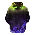 thumbnail image 5 of XPMWRP Women's Hoodies Pullover Fire Printed Hooded Sweatshirts Casaul Long Sleeve Drawstring Pullover Fashion Fall Winter Sweatshirt with Pocket Purple XL, 5 of 9