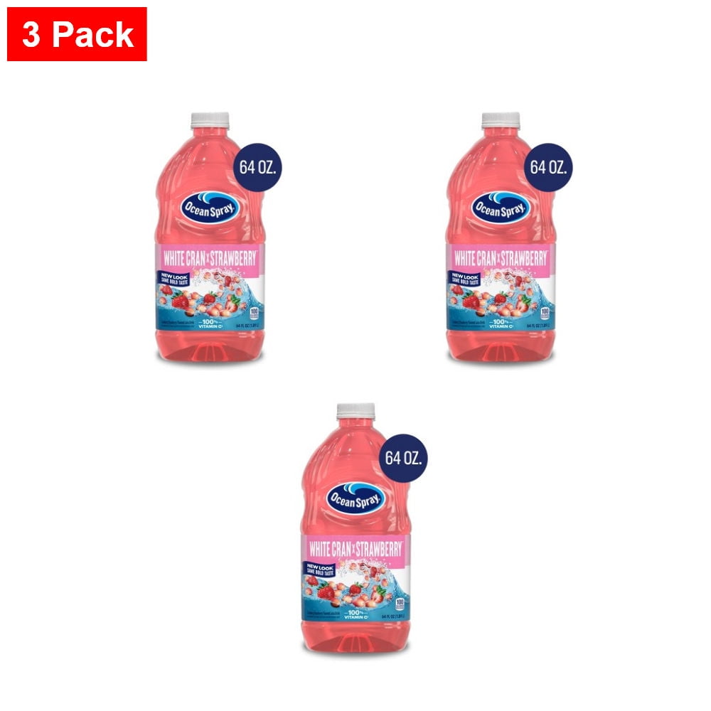 Ocean Spray White Cranberry Strawberry Juice - 64 fl oz Bottle