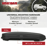 Yakima SkyBox NX 18 Cu Ft General Travel Vehicle Rooftop Cargo Hard Shell Carrier Box