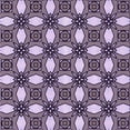thumbnail image 1 of Ahgly Company Indoor Square Patterned Plum Purple Area Rugs, 4' Square, 1 of 6