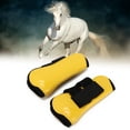 thumbnail image 4 of Bottes de Jambe de Cheval Réglables, Bottes de Protection Molles et Confortables pour Sabots de Cheval Ne Glissent Pas Protègent la Jambe du Cheval Beau Travail pour le Saut de Cheval Jaune, 4 of 8