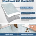 thumbnail image 5 of Funslane Modern Geometric Area Rug 9' x 12', Washable Carpet, Ultra Thin Soft Non-Slip Rug for Living Room Bedroom Home Office, Light Blue, 5 of 8