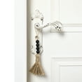 2 Pcs Pastoral Style Wood Bead Decor Door Handle Beads Hanging Decor