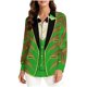 thumbnail image 3 of TaTaai Women's Mardi Gras Print Long Sleeve Casual Loose Shirt Unisex Lapel Button Down Blouse Fashion Holiday Top for Daily Office Party Streetwear Spring Summer Wear Gift, 3 of 9