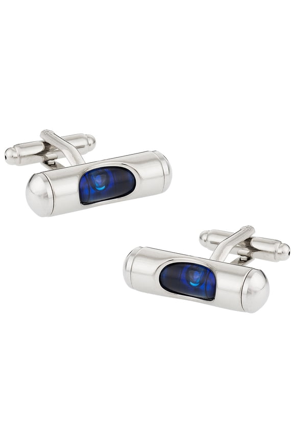 Level Cufflinks - Blue Liquid by Cuff-Daddy