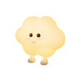 thumbnail image 3 of Night Light for Student Nursery Cute Cloud Shape Rechargeable Lamp for Bedroom Decor Portable Led Light for Student, 3 of 7