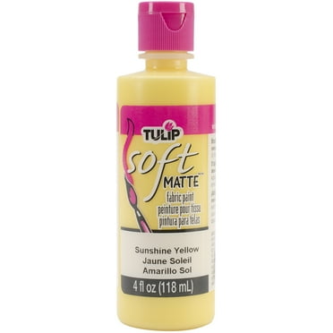 Tulip Soft Fabric Paint 4oz-Matte - Sunshine Yellow