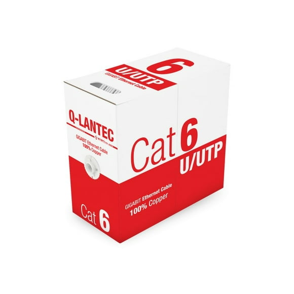 Q-LANTEC - A-LAN KIU6PVC305Q networking cable 305 m Cat6 U/UTP (UTP) Grey