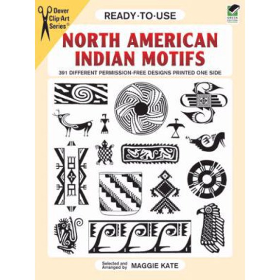 Pre-Owned Ready-to-Use North American Indian Motifs: 391 Different Permission-Free Designs Printed One Side (Dover Clip Art Ready-to-Use) (Paperback) 0486292622 9780486292625
