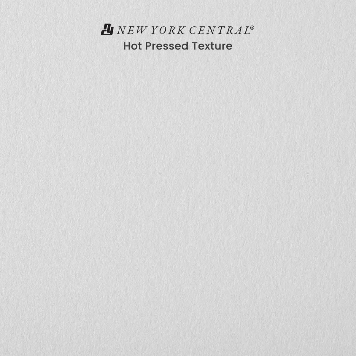 New York Central Watercolor Paper Block - 4x10" - 40 Sheets, 140 lb. Hot Press - 100% Cotton, Acid-Free, Archival Quality, Bright White Watercolor Paper Pad for Wet & Dry Media
