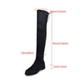thumbnail image 3 of Womens Knee High Boots Thigh High Boots Women Boots Winter Over The Knee Boots Long Boots Comfort Square Heels Shoes, 3 of 4