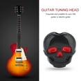 thumbnail image 3 of 6pcs Skull Shape Tuning Peg Button  for Folk Electric Guitar - Exquisite, Plated, Decorative with Adapter Rings and Screws for Guitar Installation, 3 of 8