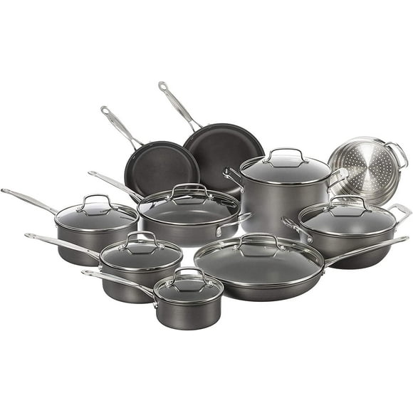 Juego de Utensilios de Cocina Cuisinart Chef's Classic Anodizados Antiadherrentes 17 Piezas