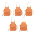 thumbnail image 2 of Hariumiu 5Pcs Kids Painting Aprons with 2 Roomy Pockets Non-Woven Fabric Art Aprons for Children Aged 3-7 Waterproof Reusable Kids Aprons for Crafts Cooking, 2 of 8